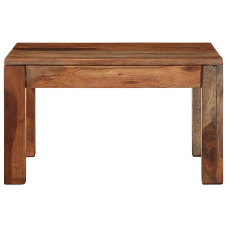 Coffee Table 60X60X35 Cm Solid Wood Acacia