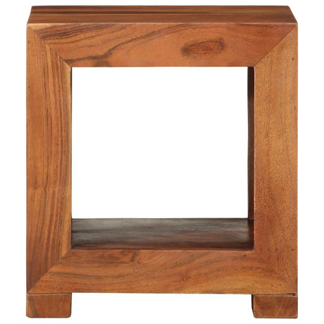 Side Table 37X29X40 Cm Solid Wood Acacia
