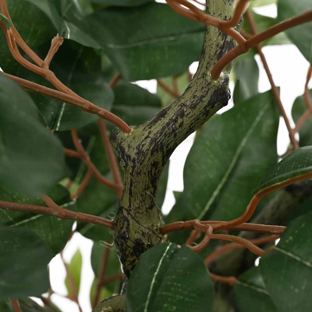 Artificial Ficus Tree 480 Leaves Green