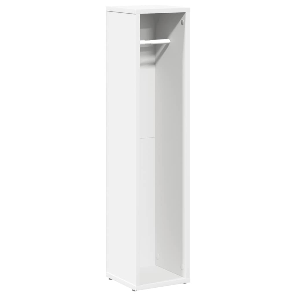 Bathroom Cabinet With Roll Holder 20.5X20X90 Cm