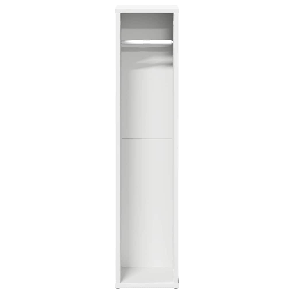 Bathroom Cabinet With Roll Holder 20.5X20X90 Cm