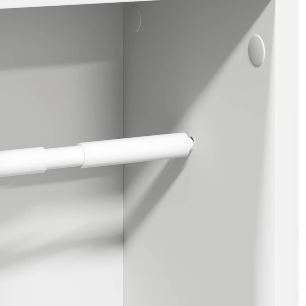 Bathroom Cabinet With Roll Holder 20.5X20X90 Cm