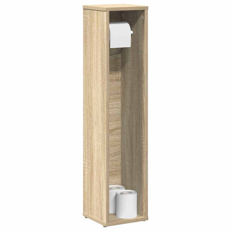 Bathroom Cabinet With Roll Holder 20.5X20X90 Cm