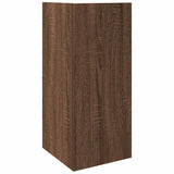 Side Tables 2 pcs with Shelf Brown Oak 25.5x27x60 cm
