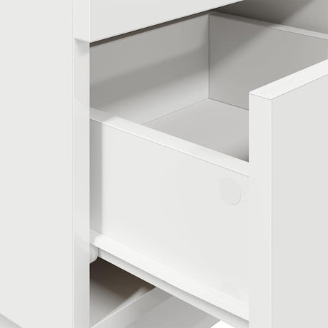 Bedside Cabinets 2 Pcs With 2 Drawers 36X36X68 Cm