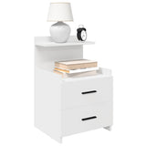 Bedside Cabinets 2 Pcs With 2 Drawers 40X36.5X62 Cm