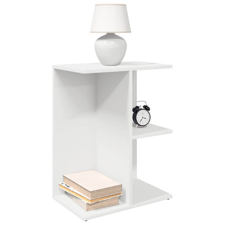 Bedside Table 46.5X29X61 Cm Engineered Wood
