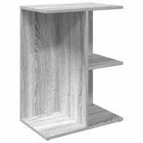 Bedside Table 46.5X29X61 Cm Engineered Wood