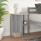 Bedside Table 46.5X29X61 Cm Engineered Wood