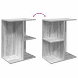 Bedside Table 46.5X29X61 Cm Engineered Wood