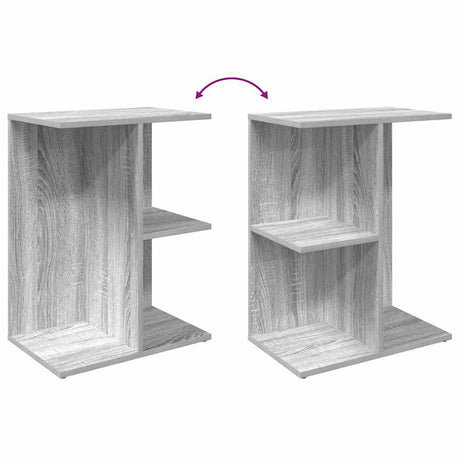 Bedside Table 46.5X29X61 Cm Engineered Wood