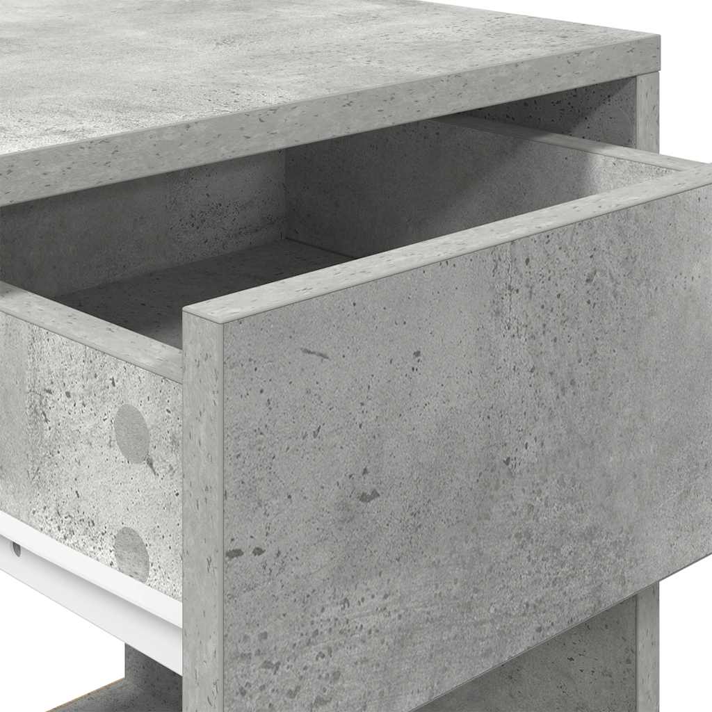 Bedside Cabinet With Drawer 35X34X66.5 Cm
