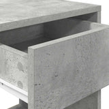 Bedside Cabinet With Drawer 35X34X66.5 Cm