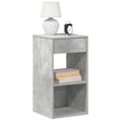 Bedside Cabinet With Drawer 35X34X66.5 Cm