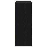 Cabinets with 2 Drawers 2 pcs Black Oak 60x31x40 cm Engineered Wood