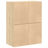 Cabinets with 2 Drawers 2 pcs Sonoma Oak 60x31x40 cm Engineered Wood