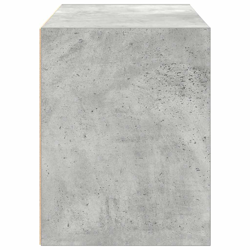 Cabinet with 2 Drawers Concrete Grey 60x31x40 cm Engineered Wood