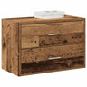 Cabinets With 2 Drawers 2 Pcs Oak 60X31X40 Cm Engineered Wood