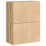 Cabinets with 2 Drawers 2 pcs Artisan Oak 60x31x40 cm Engineered Wood