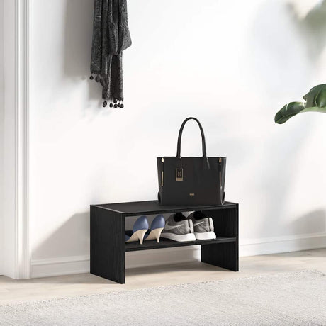 Shoe Rack Stackable Oak 60X30X30.5 Cm