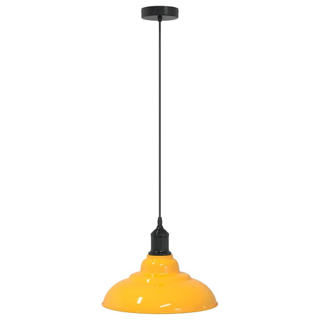 Pendant Lamp Height Adjustable E27 Ø 31 Cm Metal