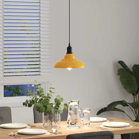 Pendant Lamp Height Adjustable E27 Ø 31 Cm Metal
