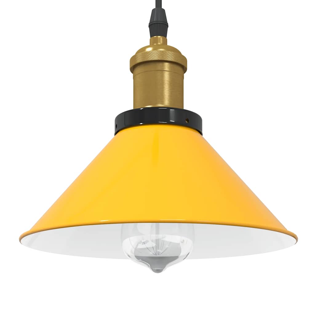 Pendant Lamp Height Adjustable E27 Ø 22 Cm Metal