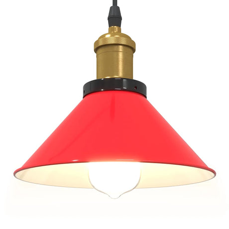 Pendant Lamp Height Adjustable E27 Ø 22 Cm Metal