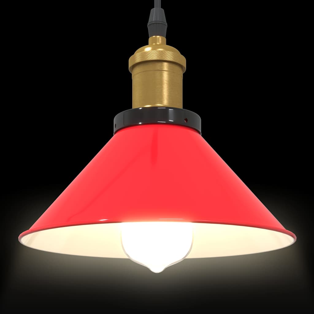 Pendant Lamp Height Adjustable E27 Ø 22 Cm Metal