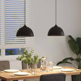 Pendant Lamps 2 Pcs Height Adjustable E27 Ø 30 Cm Metal