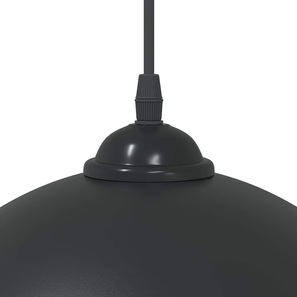Pendant Lamps 2 Pcs Height Adjustable E27 Ø 30 Cm Metal