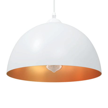 Pendant Lamps 2 Pcs Height Adjustable E27 Ø 30 Cm Metal