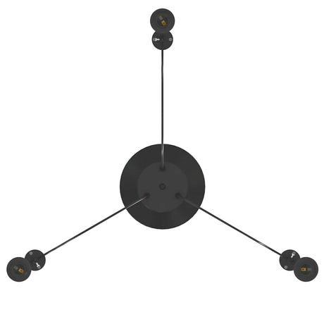 Pendant Lamp E27 Black Metal
