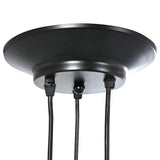 Pendant Lamp E27 Black Metal