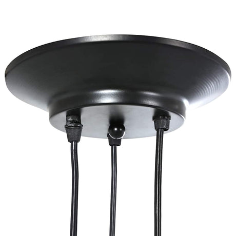 Pendant Lamp E27 Black Metal