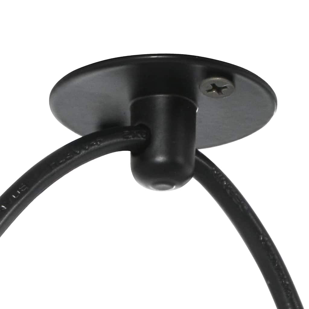 Pendant Lamp E27 Black Metal