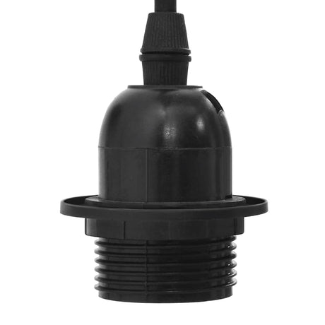 Pendant Lamp E27 Black Metal
