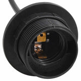 Pendant Lamp E27 Black Metal