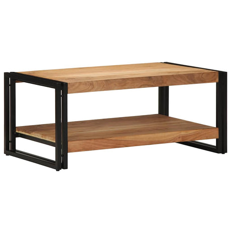 Coffee Table 90X50X38 Cm Solid Wood Acacia