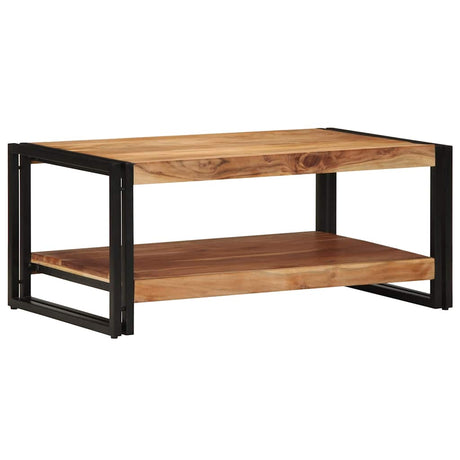 Coffee Table 90X50X38 Cm Solid Wood Acacia