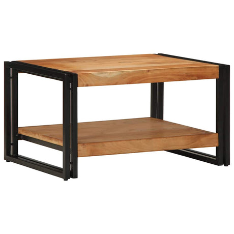 Coffee Table 70X50X38 Cm Solid Wood Acacia
