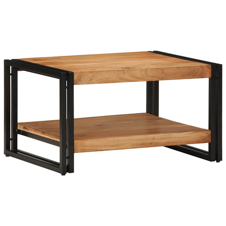 Coffee Table 70X50X38 Cm Solid Wood Acacia