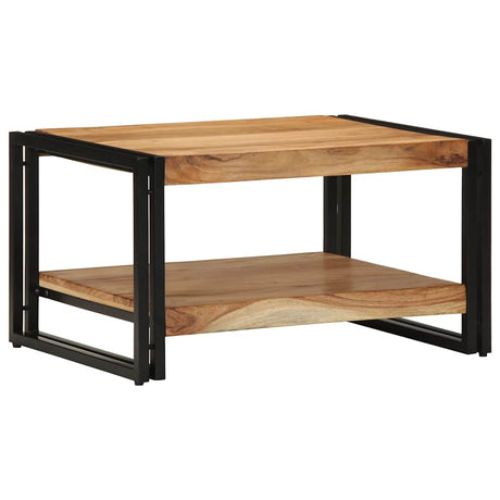Coffee Table 70X50X38 Cm Solid Wood Acacia