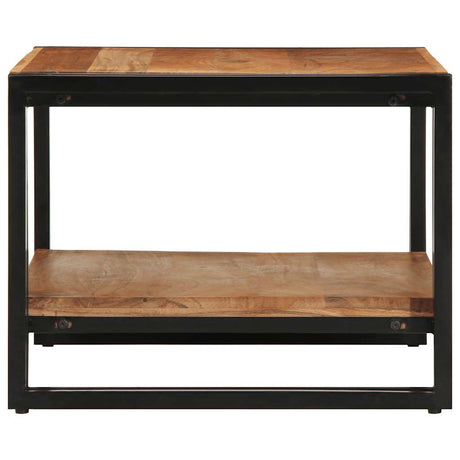 Coffee Table 70X50X38 Cm Solid Wood Acacia