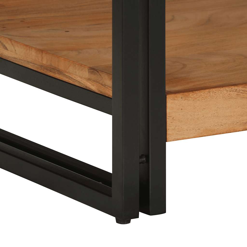 Coffee Table 70X50X38 Cm Solid Wood Acacia