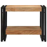 Coffee Table 50X50X38 Cm Solid Wood Acacia