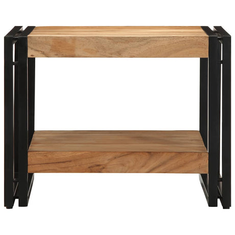 Coffee Table 50X50X38 Cm Solid Wood Acacia
