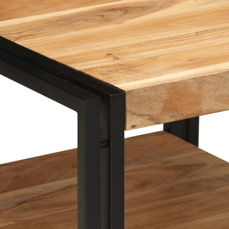 Coffee Table 50X50X38 Cm Solid Wood Acacia