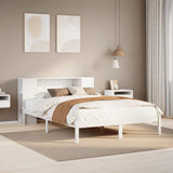 Bookcase Bed Without Mattress King Size Solid Wood Pine
