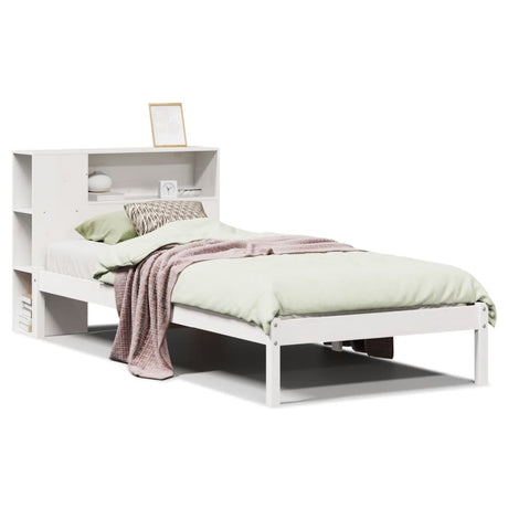 Bookcase Bed Without Mattress Small Single Solid Wood Pine